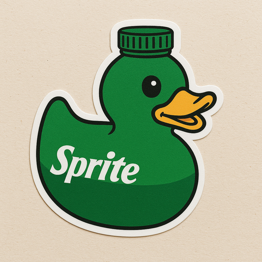 Sprite Rubber Duck Sticker by Reed’s Rubber Ducks