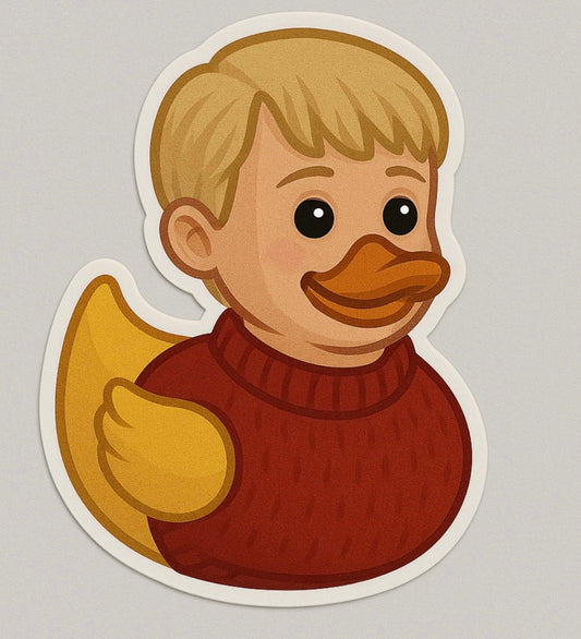Kevin McCallister Home Alone Rubber Duck Decal by Reed’s Rubber Ducks