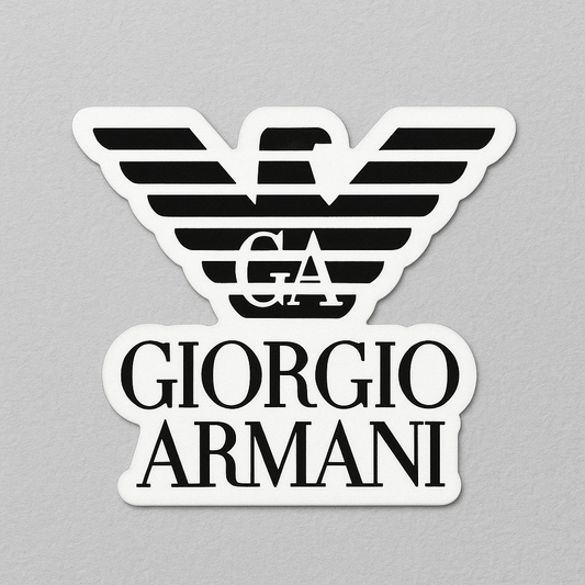 Giorgio Armani Vinyl Sticker by Reed’s Rubber Ducks