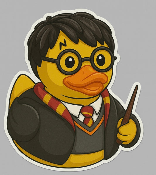 Harry Potter Rubber Duck Sticker by Reed’s Rubber Ducks