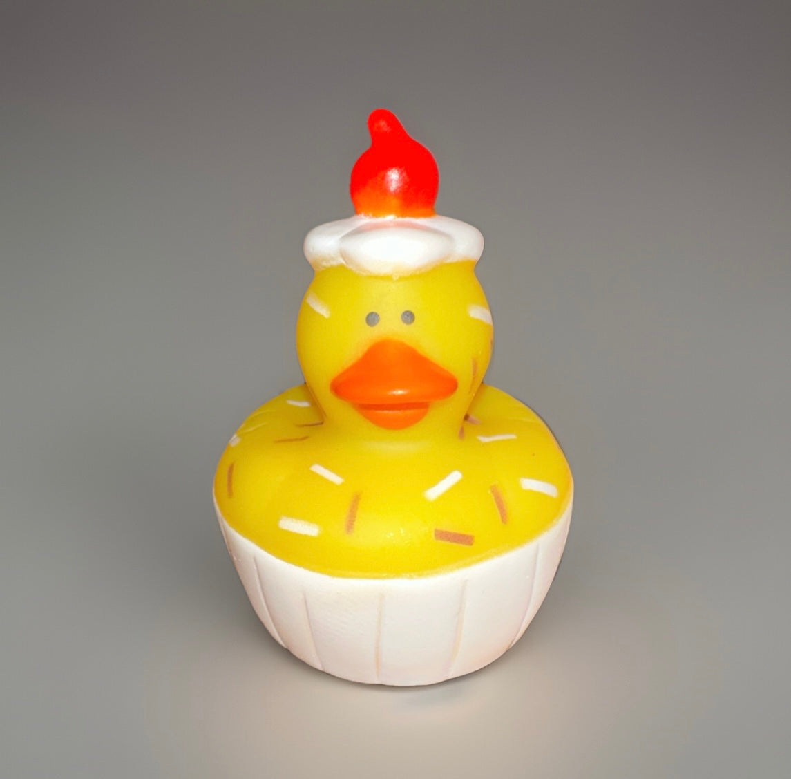 Vanilla Cupcake Rubber Duck 2”