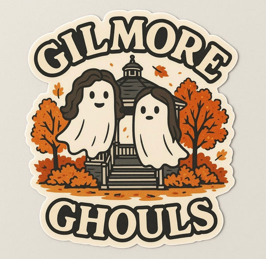 Gilmore Ghouls Sticker Die-cut Vinyl by Reed’s Rubber Ducks