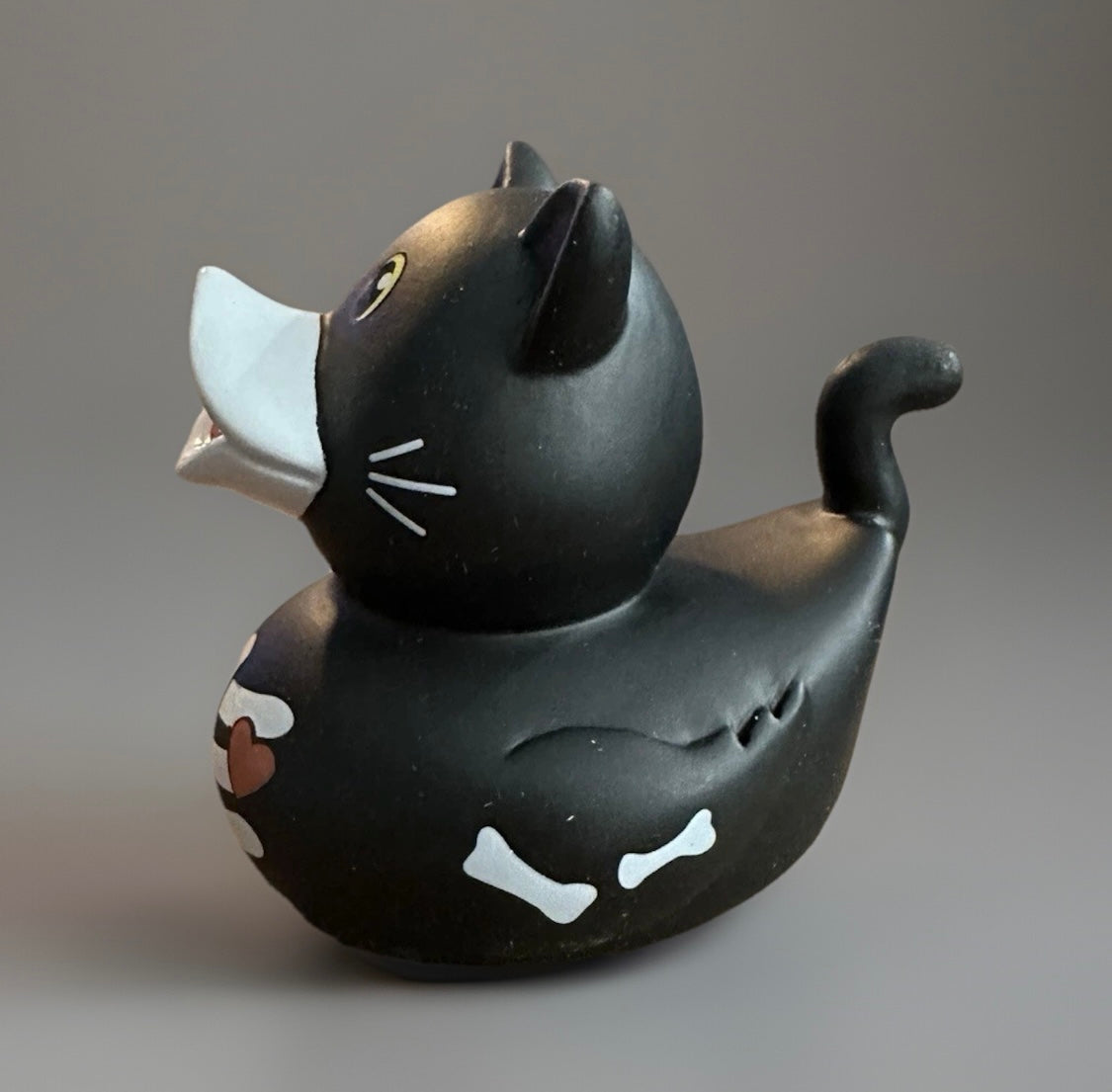 Halloween Black Cat Rubber Duck 3.5”