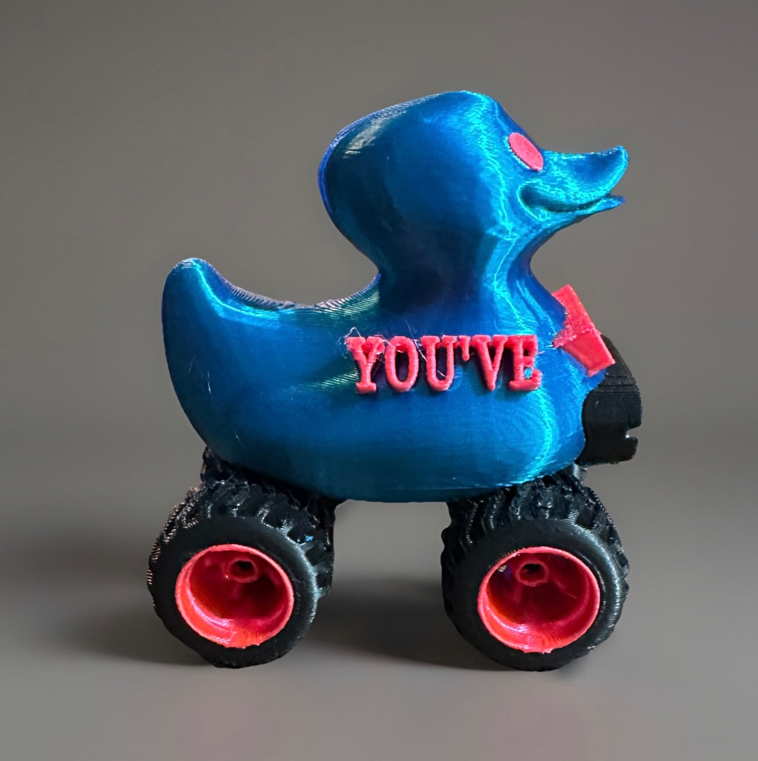 Reed’s 'You've Been Ducked Jeep' Teal Duck Toy