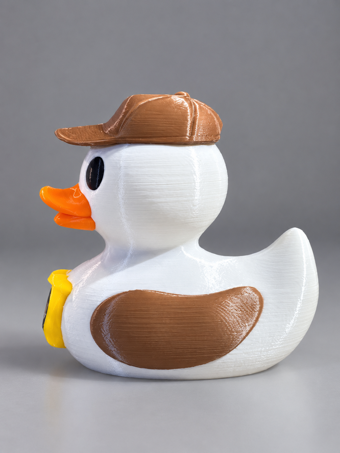 UPS 3D Printed Duck made by Reeds Rubber Ducks and Sensory Shop