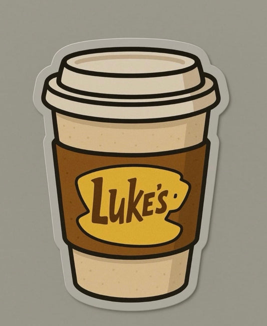 Lukes Gilmore Girls Sticker Die-cut Vinyl by Reed’s Rubber Ducks