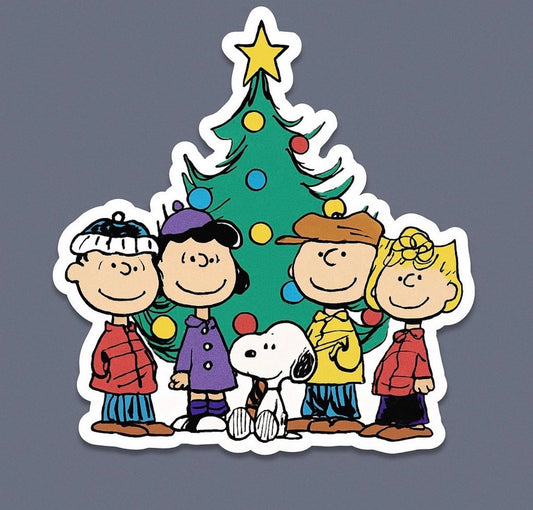 Charlie Brown Christmas Die-cut Waterproof Vinyl Sticker by Reed’s Rubber Ducks