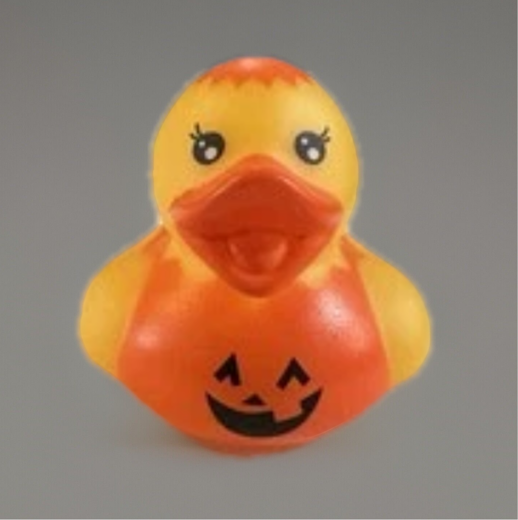 Pumpkin Rubber Duck 2”