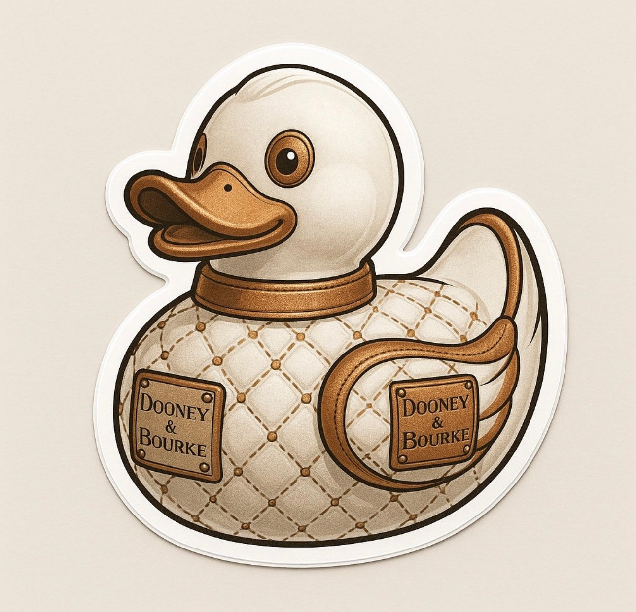 Dooney & Bourke Rubber Duck Sticker by Reed’s Rubber Ducks