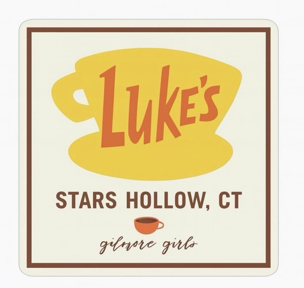 Gilmore Girls Sticker Die-cut Vinyl by Reed’s Rubber Ducks