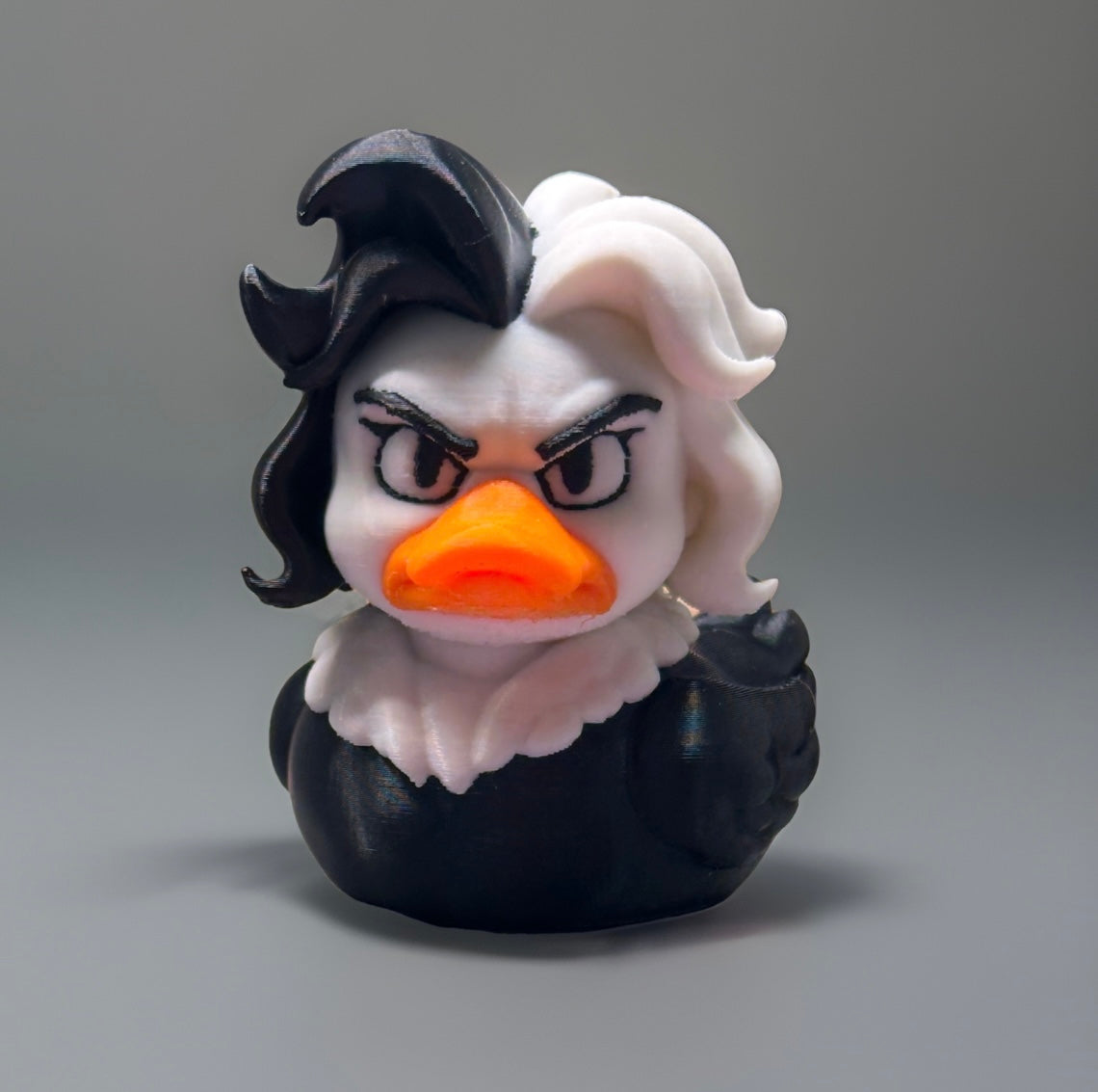 Reed’s 3D Printed Cruella Duck – Unique Collectible Rubber Duck
