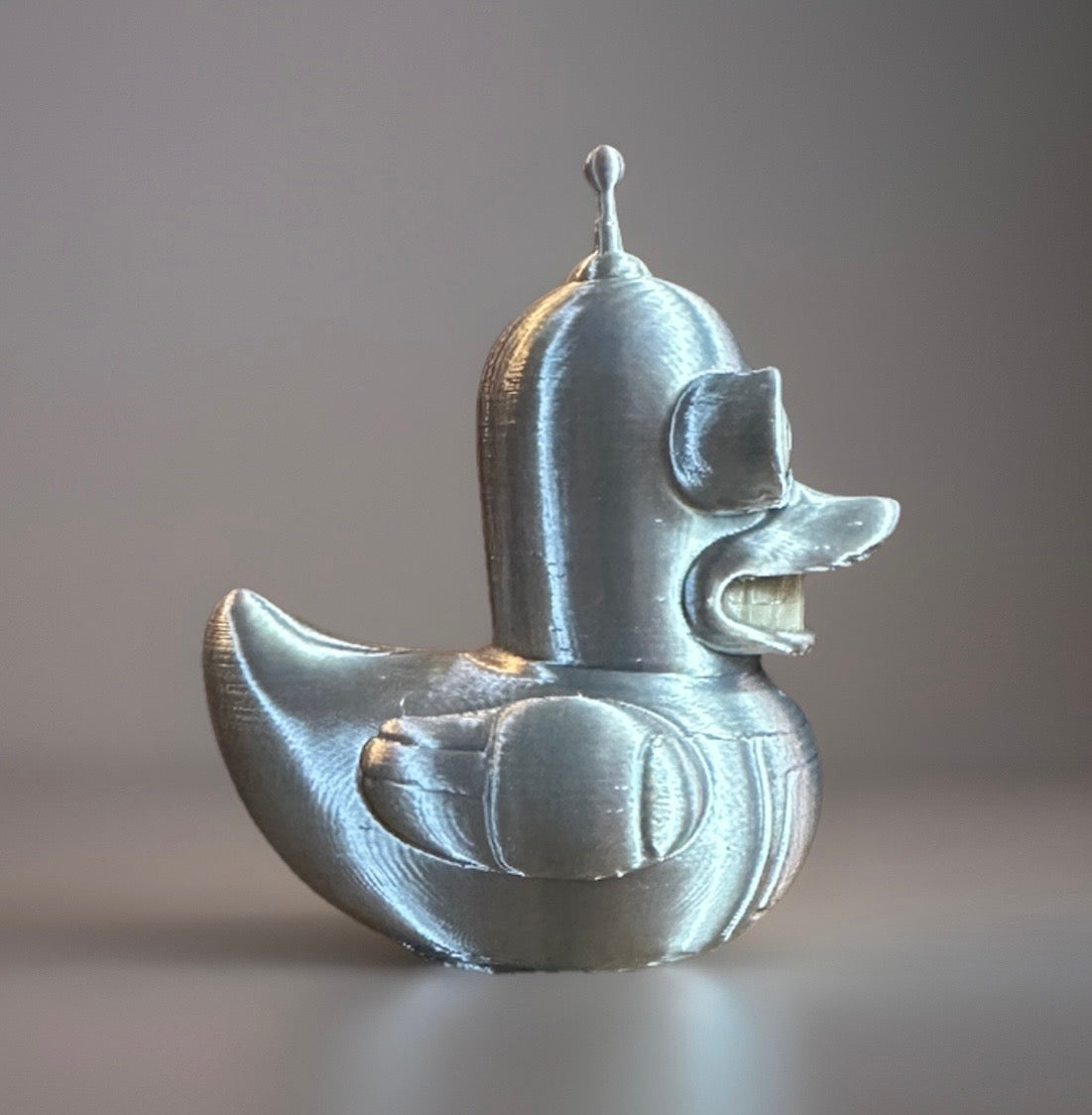 Reed's 3D Printed Futurama’s Bender Duck-Collectible