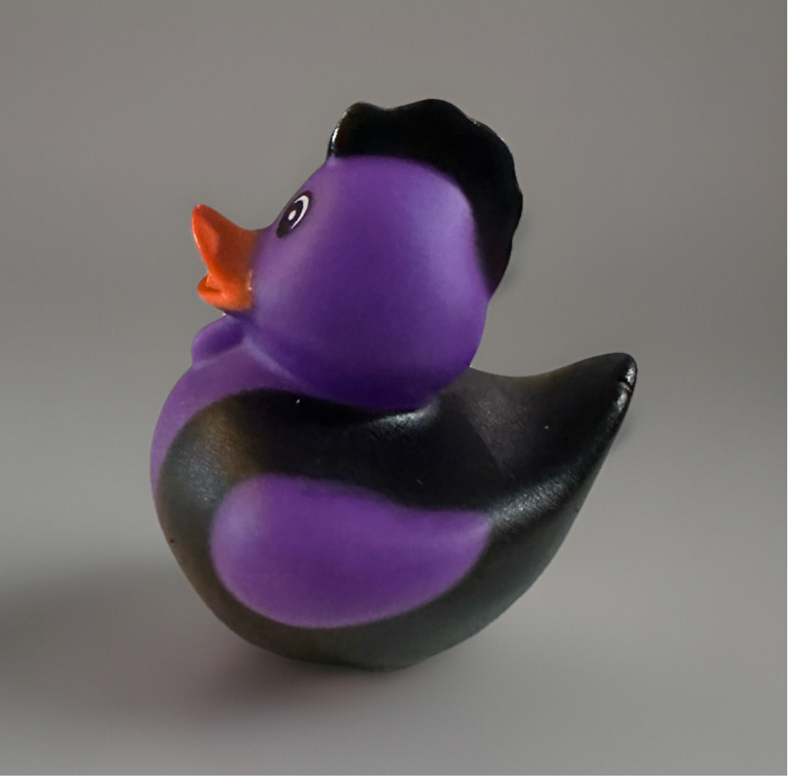 Purple Mohawk Rock and Roll Rubber Duck 2”
