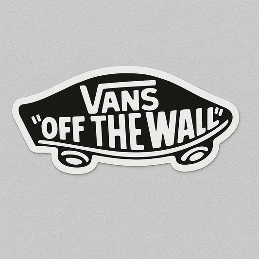 Vans Off The Wall Vinyl Sticker by Reed’s Rubber Ducks