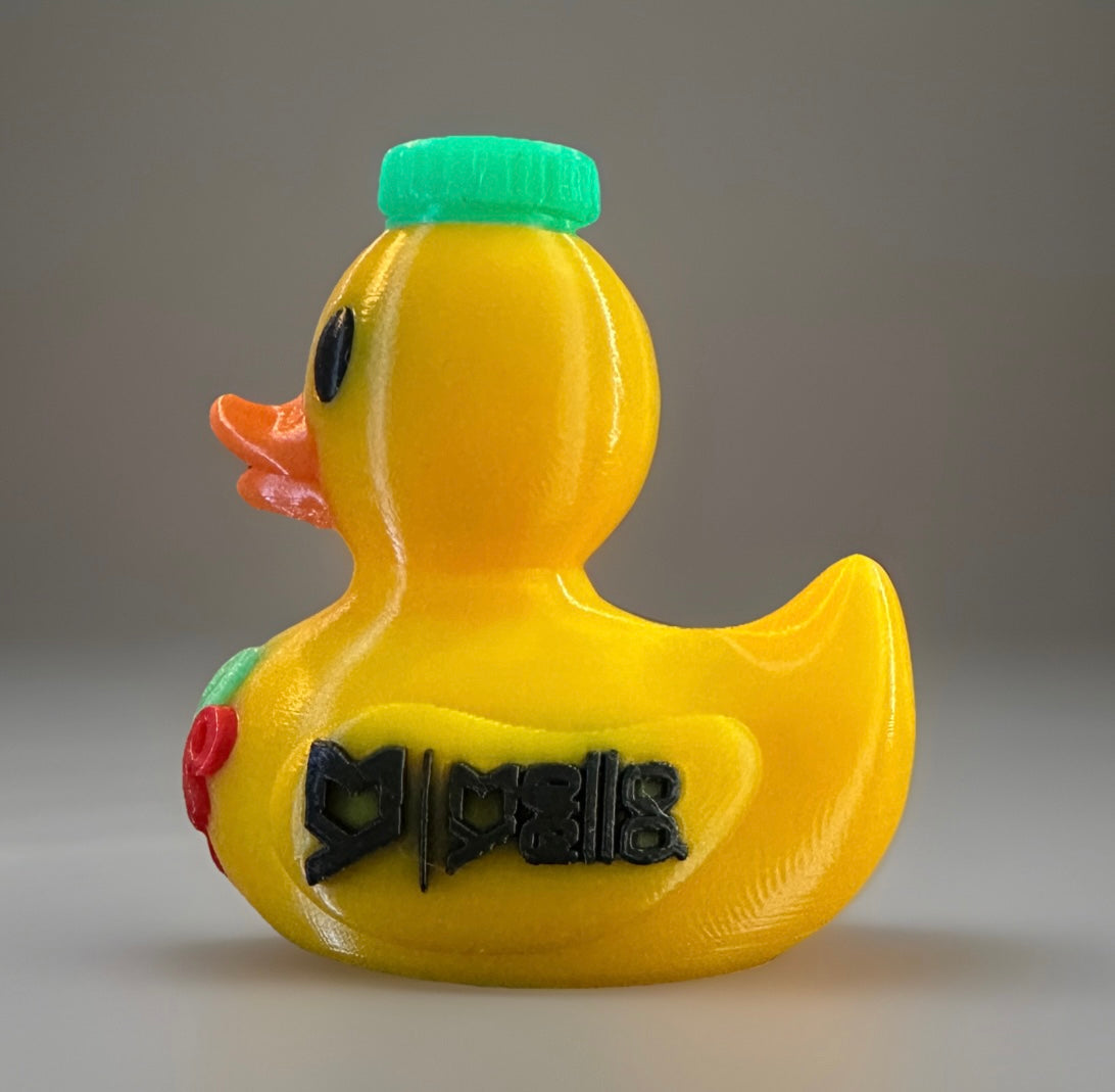 Mello Yello 3D Printed Duck made by Reeds Rubber Ducks and Sensory Shop