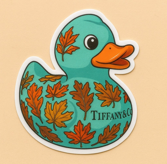 Tiffany & Co. Rubber Duck Sticker by Reed’s Rubber Ducks