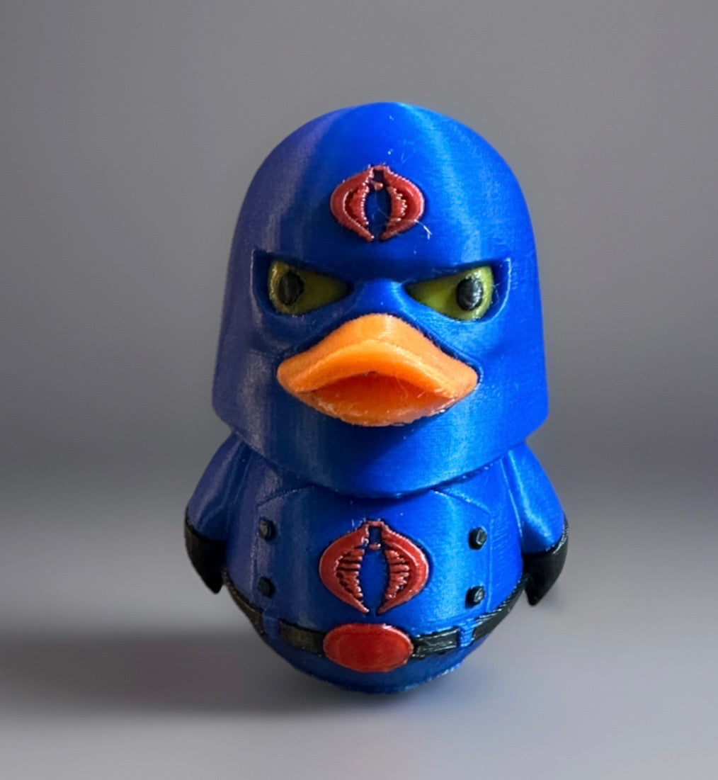 Reed's 3D Printed Cobra Commander with Hood - G.I. Joe Duck-Collectible