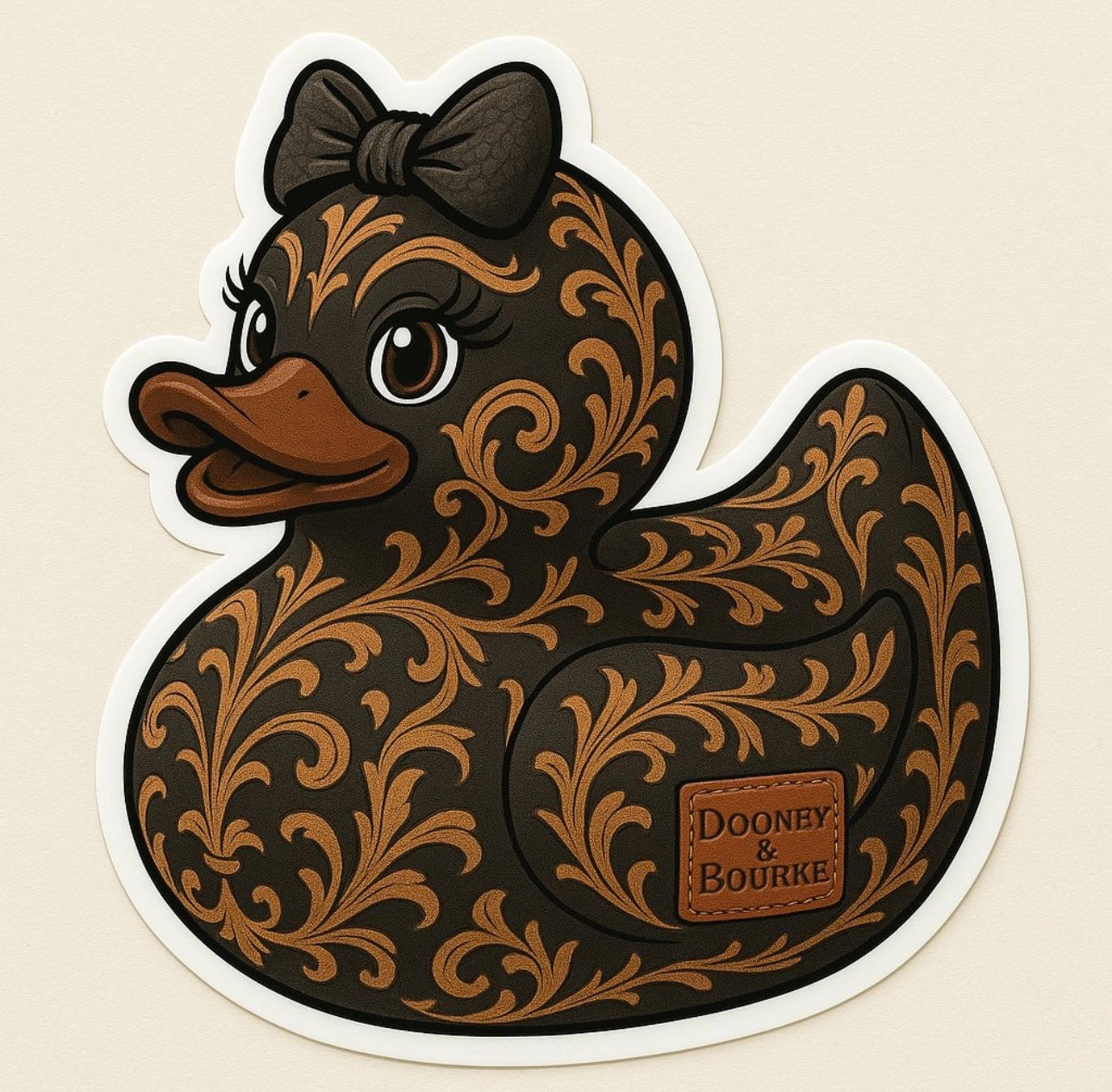 Dooney & Bourke Rubber Duck Sticker by Reed’s Rubber Ducks