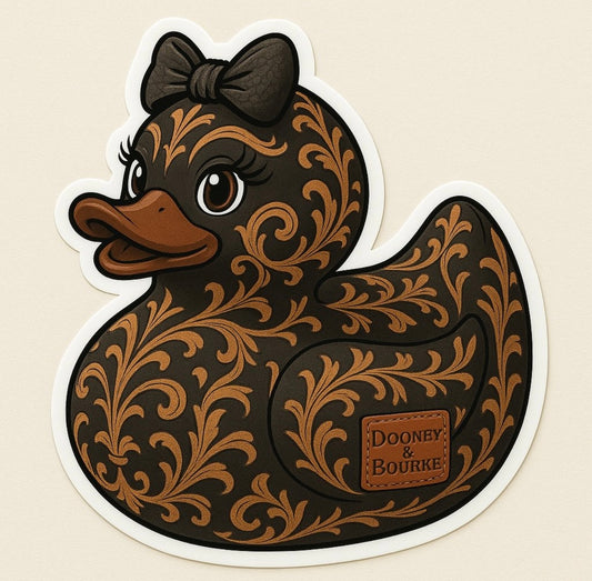 Dooney & Bourke Rubber Duck Sticker by Reed’s Rubber Ducks