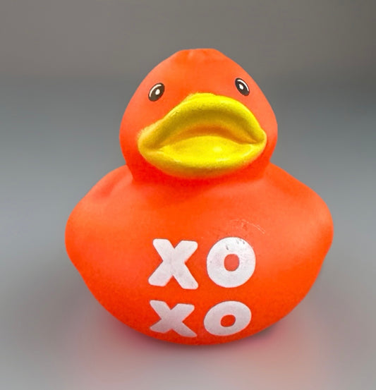 Red XO Valentine/Love Rubber Duck 2”