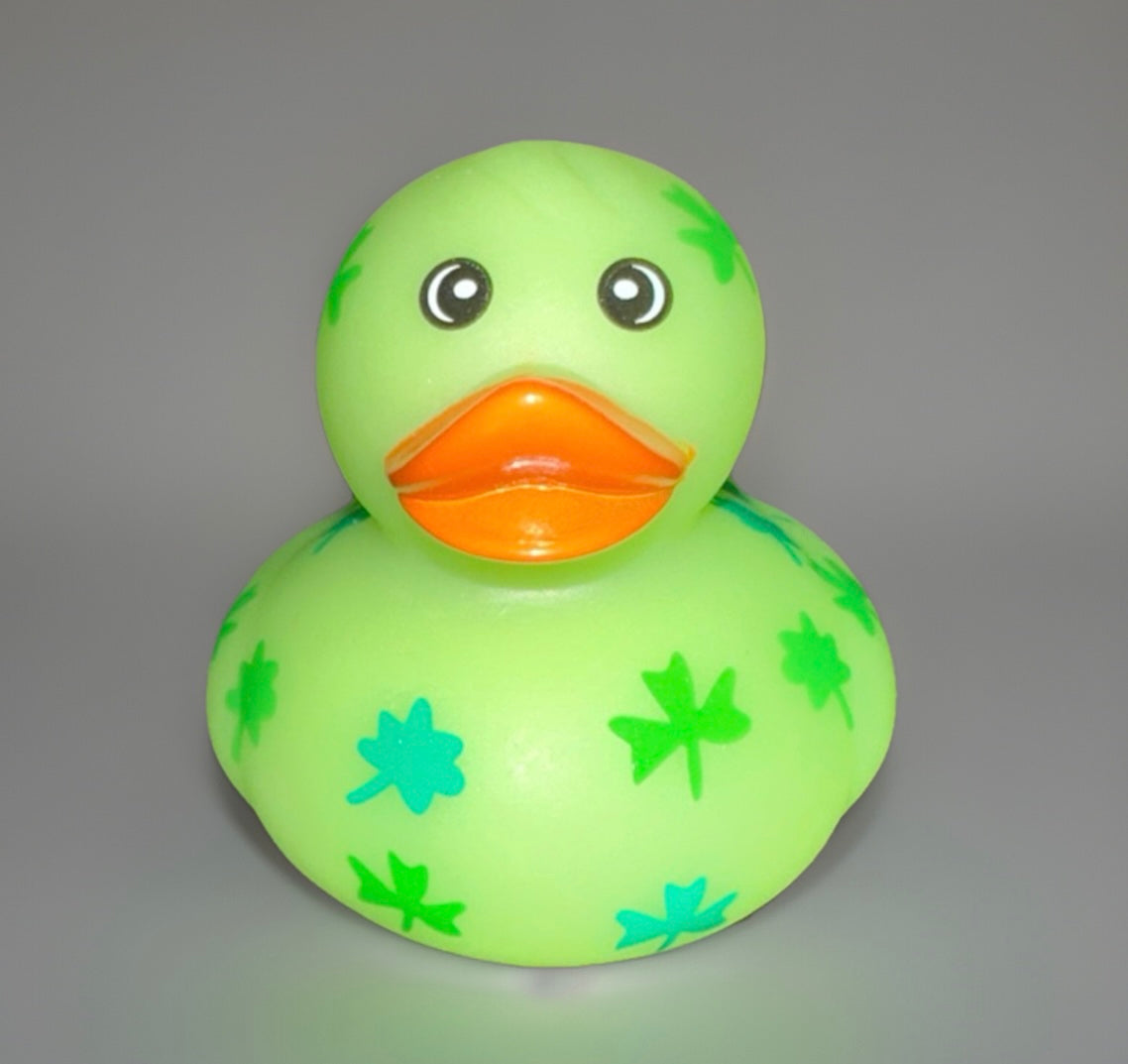 Light Green St. Patrick’s Day Rubber Duck 2”
