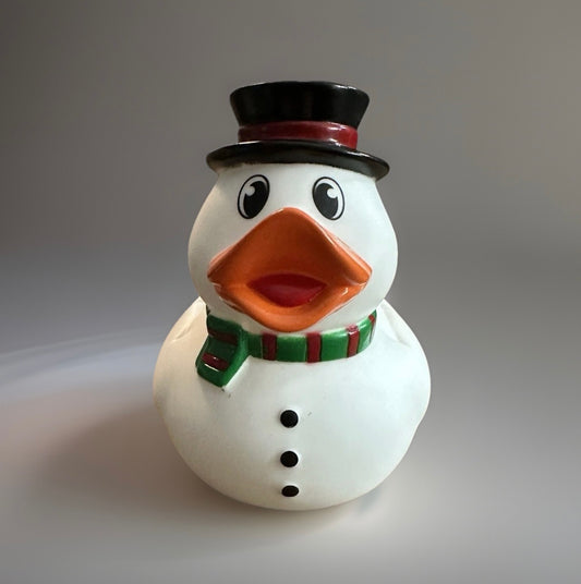 Snowman Rubber Duck 3.5”