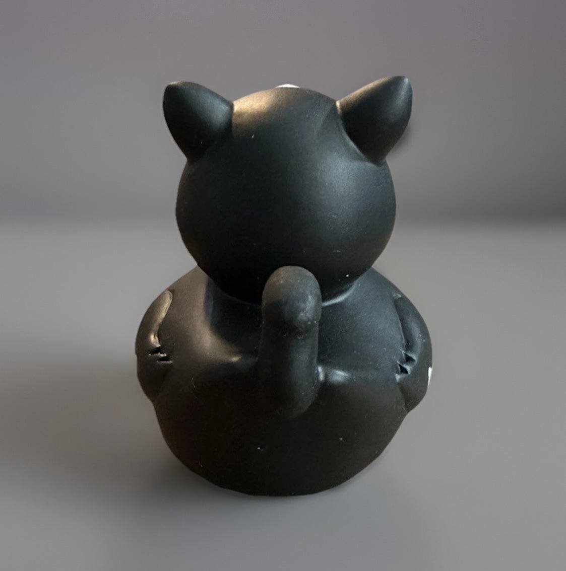 Halloween Black Cat Rubber Duck 3.5”
