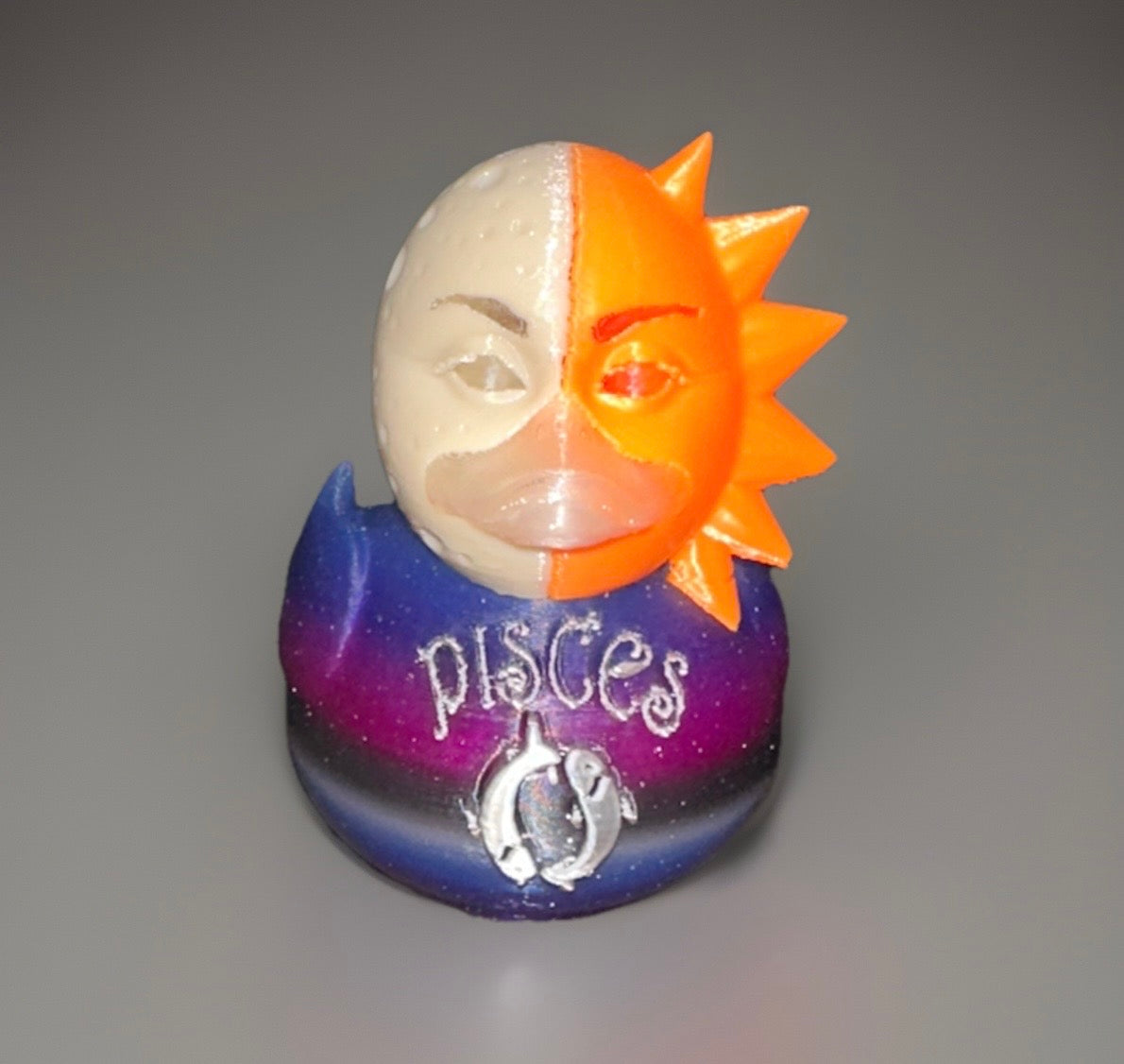 Pisces Astrological 3D Printed Duck made by Reeds Rubber Ducks and Sensory Shop