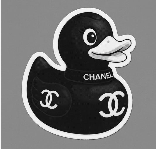 Chanel Rubber Duck Sticker by Reed’s Rubber Ducks
