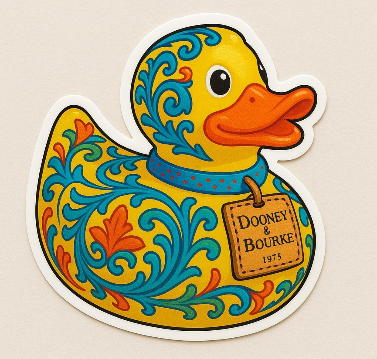 Dooney & Bourke Rubber Duck Sticker by Reed’s Rubber Ducks