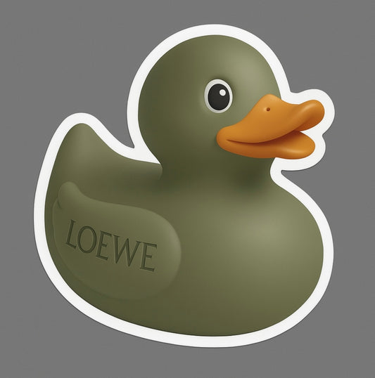 Loewe Rubber Duck Sticker by Reed’s Rubber Ducks