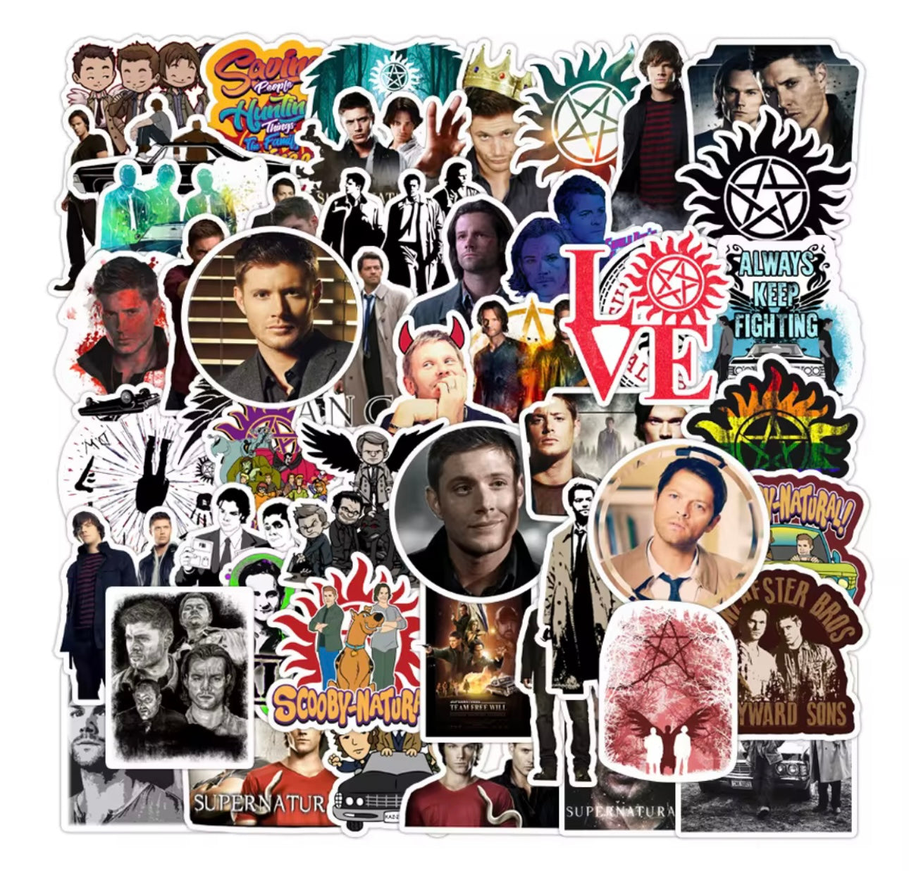 Supernatural TV Show Stickers