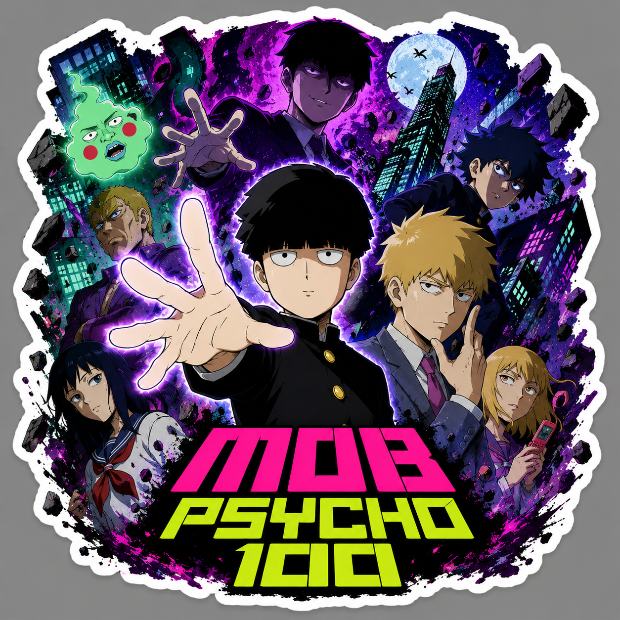 Anime Die-cut Waterproof Vinyl Sticker by Reed’s Rubber Ducks