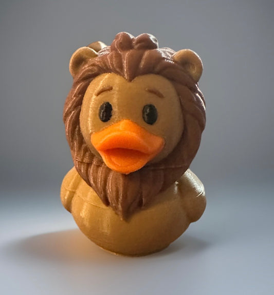 Reed's 3D Printed Wizard of Oz’s Cowardly Lion Duck-Collectible
