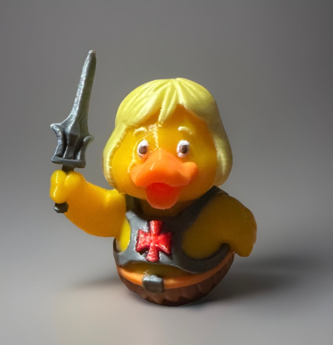 He-man 3D Printed Duck made by Reeds Rubber Ducks and Sensory Shop