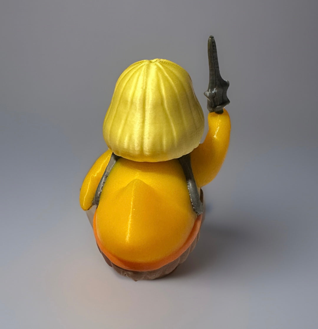 He-man 3D Printed Duck made by Reeds Rubber Ducks and Sensory Shop