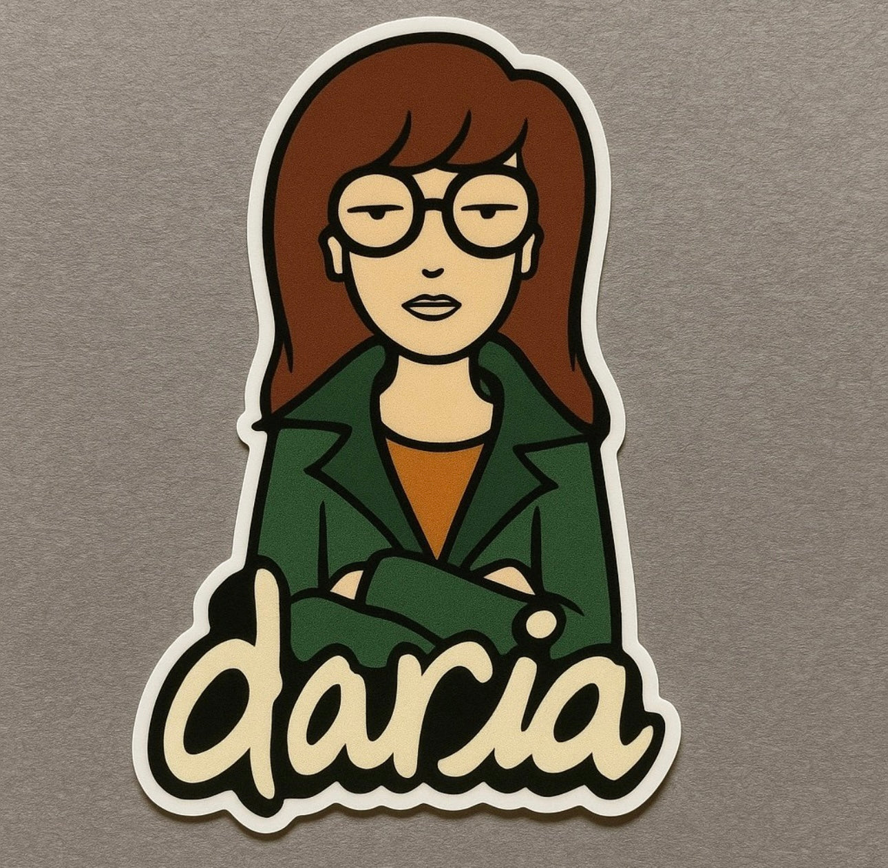 Daria Die-Cut Sticker by Reed’s Rubber Ducks