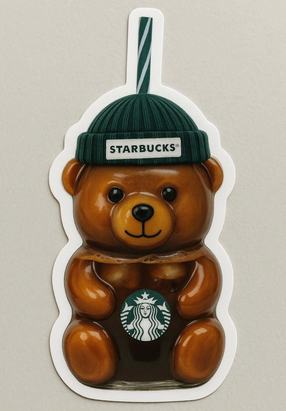 Realistic Starbucks Bearista Cup Sticker by Reed’s Rubber Ducks