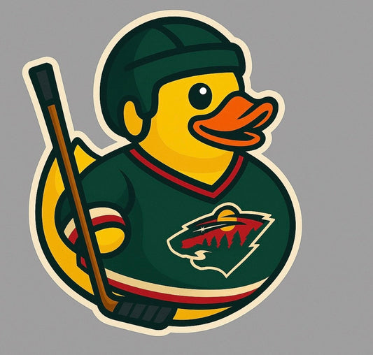 Minnesota Wild Die-Cut Vinyl Waterproof Sticker