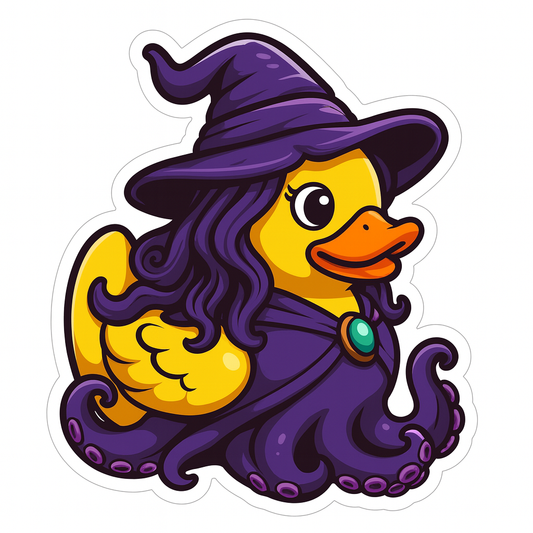 Sea Witch Rubber Duck Sticker by Reed’s Rubber Ducks