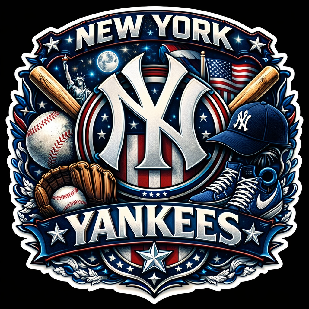 New York Yankees Die-Cut Vinyl Waterproof Sticker