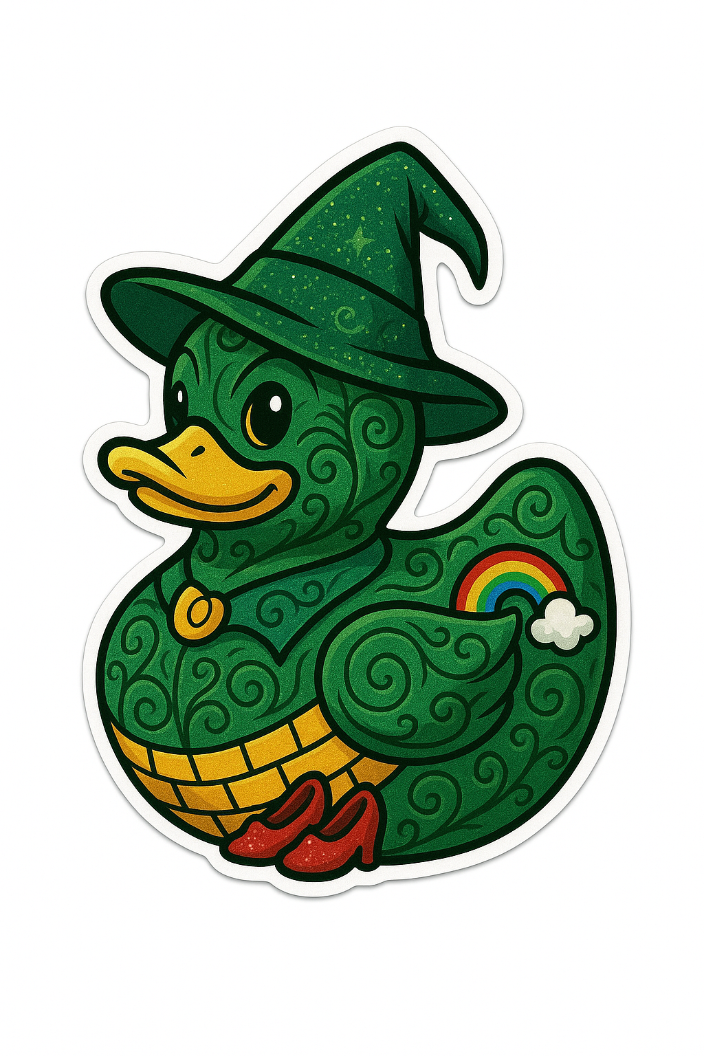Wizard of Oz Die-cut Vinyl Sticker by Reed’s Rubber Ducks