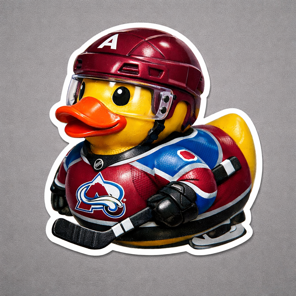 Colorado Avalanche Die-Cut Vinyl Waterproof Sticker